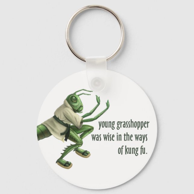 Llavero Funny Kung Fu Grasshopper (Anverso)