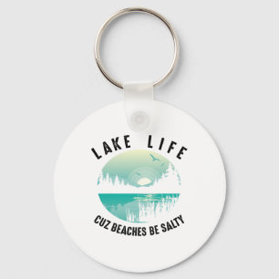 Llavero Funny Lake Life Cuz Bebe Salty Guay Be Pond Lov