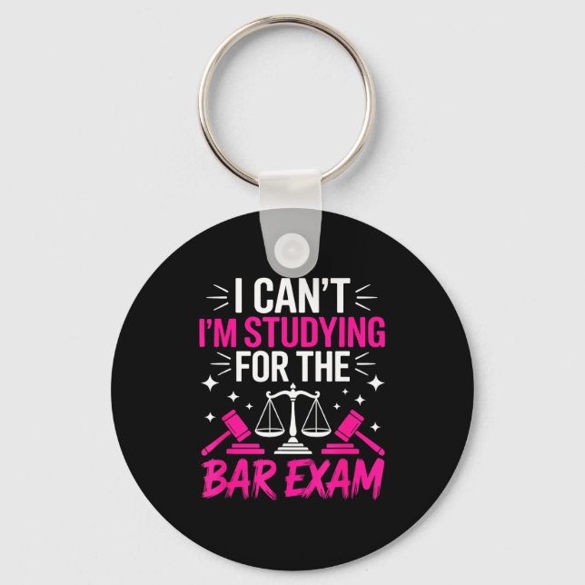 Llavero Funny Law School Student Gift - Can't Studying For (Anverso)