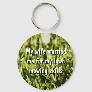Llavero Funny Lawn Mowing Key Chains