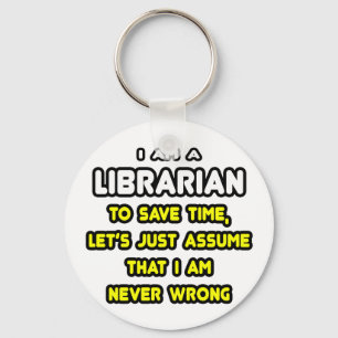 Llavero Funny Librarian T-Shirts and Gifts