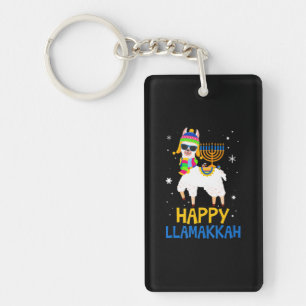 Llavero Funny Llama Hanukkah Navidades-Guay Llamakkah