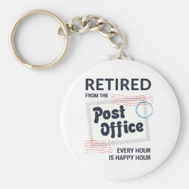 Llavero Funny Mailman, jubilado de trabajador postal retir