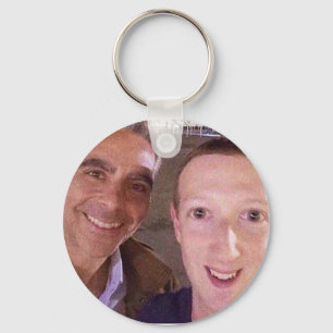 Llavero Funny Mark Zuckerberg Selfie Keychain