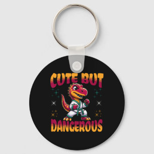 Llavero Funny Martial Arts Karate Taekwondo Dinosaur Anima