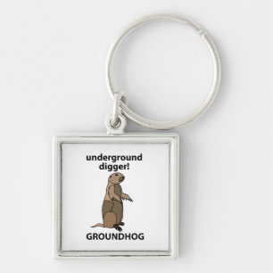 Llavero Funny Mascota Groundhog