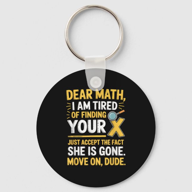 Llavero Funny Math Design For Boys Girls Math Teachers Men (Anverso)