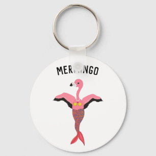 Llavero Funny Mermingo Magia Flamingo Sirena