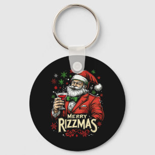 Llavero Funny Merry Rizzmas Santa Navidades