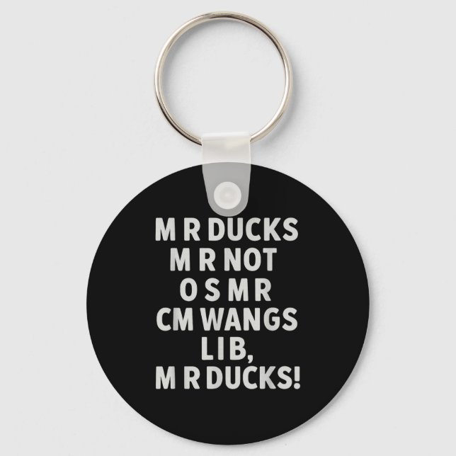 Llavero Funny Mr Ducks Phrase Retro Waterfowl Humor Outdoo (Anverso)