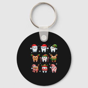 Llavero Funny Navidades dentales Teeth Cute Xmas Dentista
