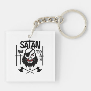 Llavero Funny No Hoy Satan - Detenido
