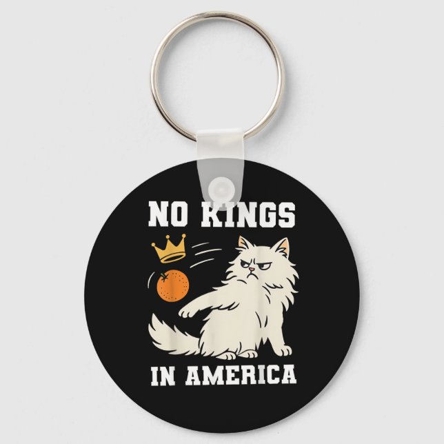 Llavero Funny No Kings in America Retro Classic Style (Anverso)