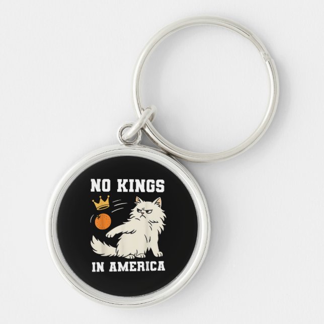 Llavero Funny No Kings in America Retro Classic Style (Frente)