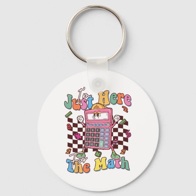 Llavero Funny Number Day Maths Day Calculator Teacher Stud (Anverso)