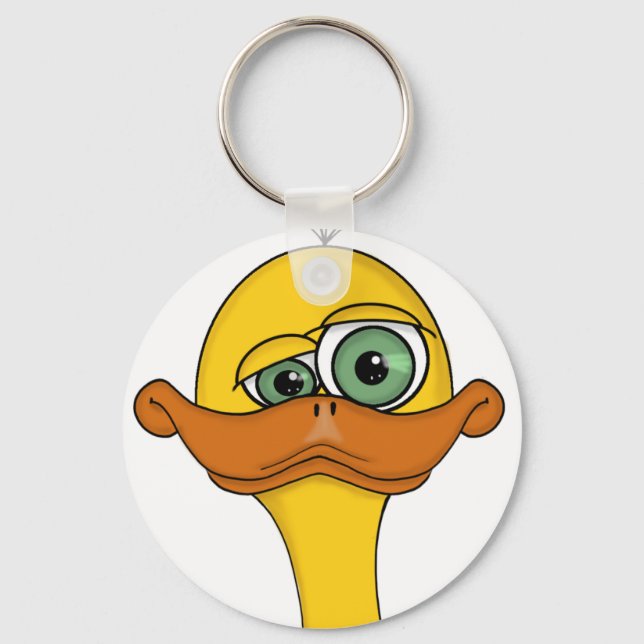Llavero Funny Odd Duck Personalizado (Anverso)