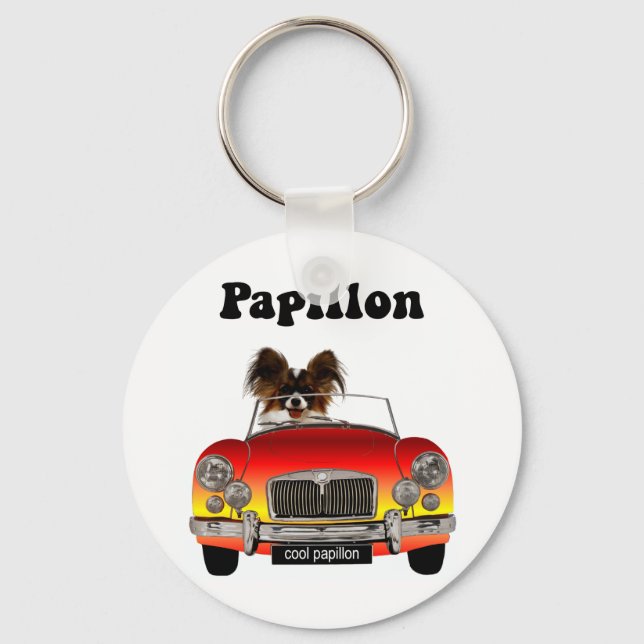 Llavero Funny Papillon (Anverso)