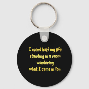 Llavero Funny parado en un Chiste de habitaciones