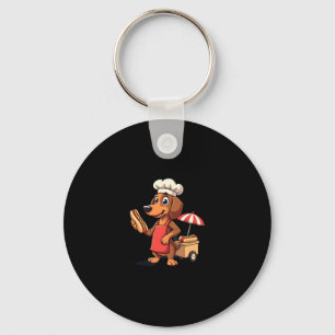 Llavero Funny Perro Dachshund Perro Weenie Sausage Hotdog