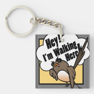 LLAVERO FUNNY PERSONALIZADO BIRD SQUARE CLAVE CHINA