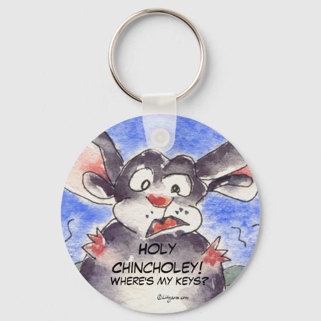 Llavero Funny Personalizado Chinchilla Cute Keychain (Anverso)