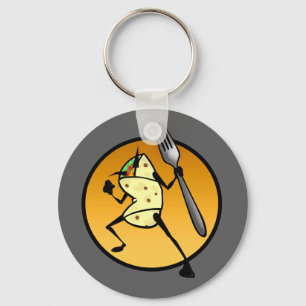 LLAVERO FUNNY PERSONALIZADO ESTILO BURRITO ROUND KEY CHAIN