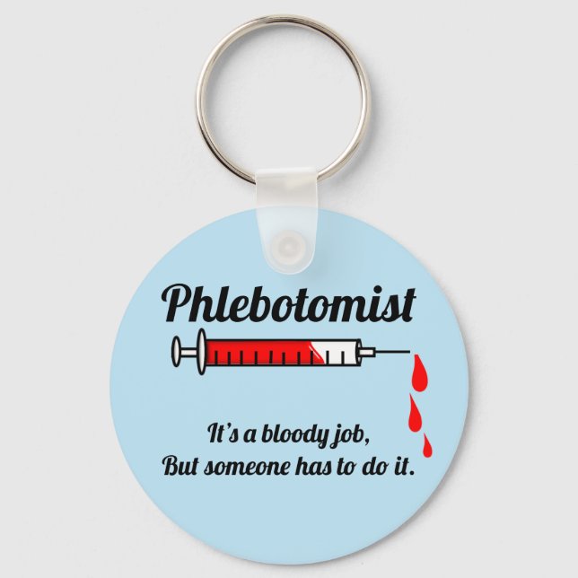 Llavero Funny Phlebotomist (Anverso)