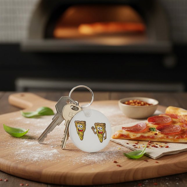 Llavero Funny Pizza Slices Keychain (Subido por el creador)