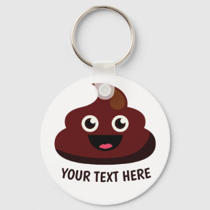Llavero Funny Poop key chain 3 : alegre