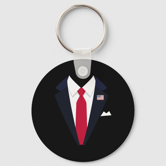 Llavero Funny presidente estadounidense Trump demanda fáci (Anverso)