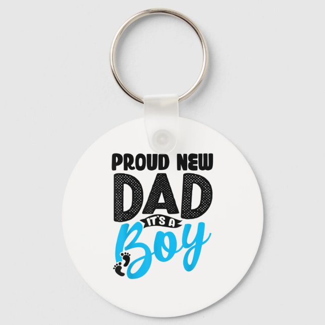 Llavero Funny Proud New Dad It's A Boy Gift For Men Cool N (Anverso)