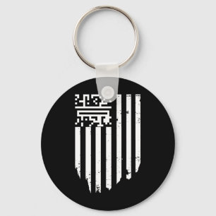 Llavero Funny Qr presidente Trump código de baile