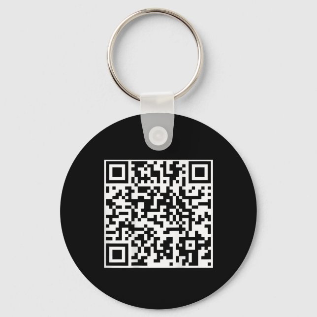 Llavero Funny Qr presidente Trump código de baile (atrás) (Anverso)
