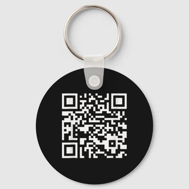Llavero Funny Qr presidente Trump, código de baile (en Byc (Anverso)
