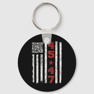 Llavero Funny Qr presidente Trump, código de baile Trump 4