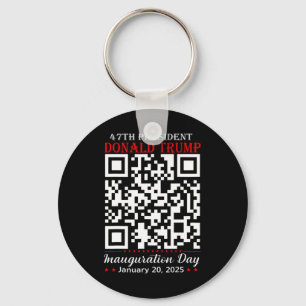 Llavero Funny Qr presidente Trump inauguración de código d