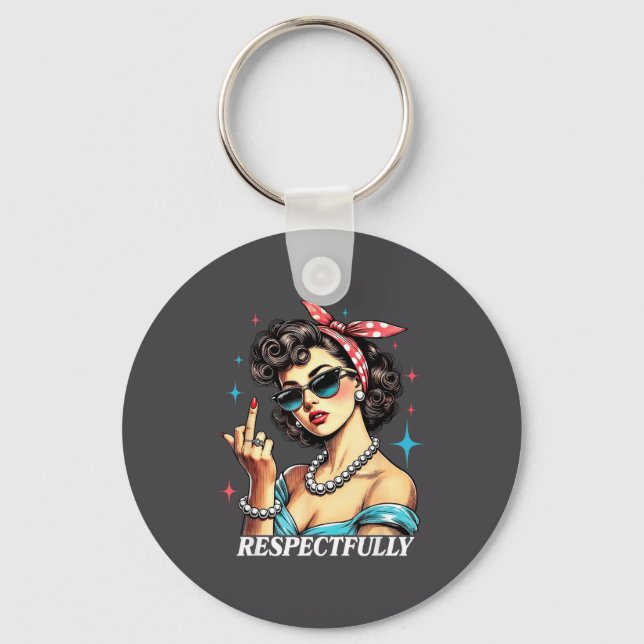 Llavero Funny Quotes About Humor Respectfully Humorous Uni (Anverso)