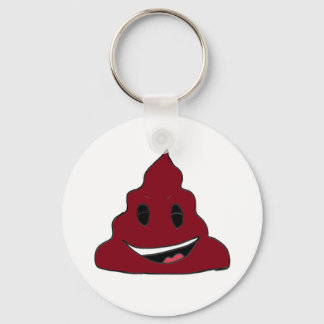 Llavero Funny Red Poop Emoji Keychain