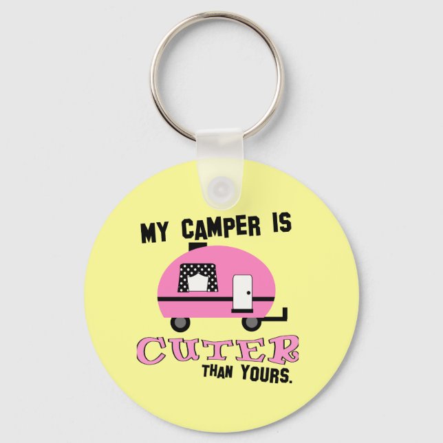 Llavero Funny Retro Camper Keychain (Anverso)