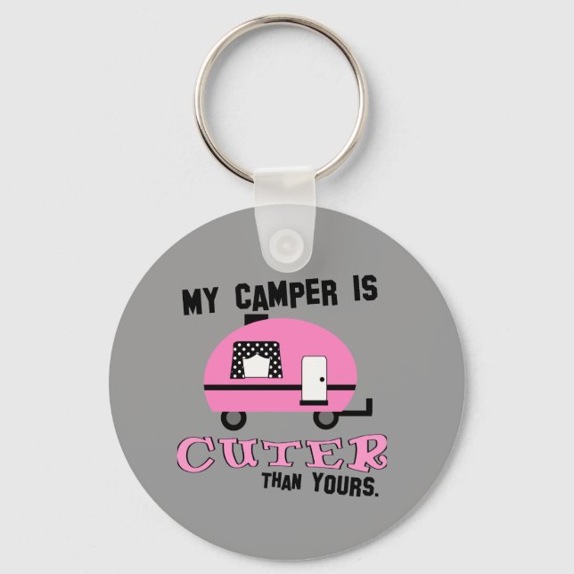 Llavero Funny Retro Camper Keychain (Anverso)