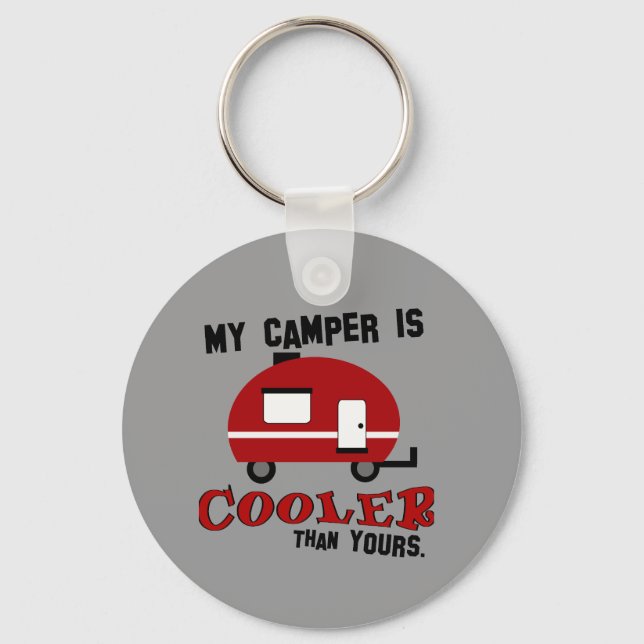 Llavero Funny Retro Camper Keychain (Anverso)