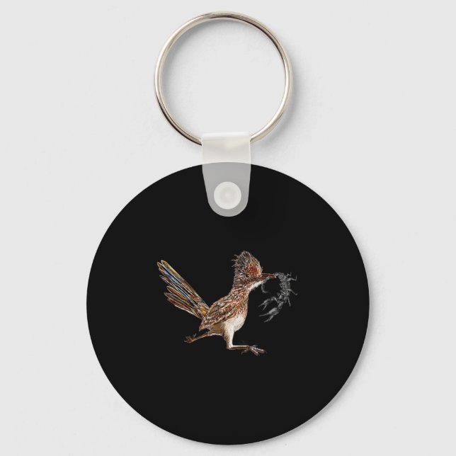 Llavero Funny Roadrunner Scorpion Road Runner Bird Hunter (Anverso)