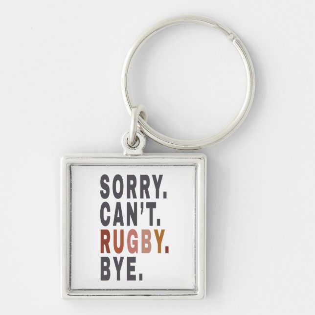 Llavero Funny Rugby Weekender, para la madre de Rugby,Idea (Frente)