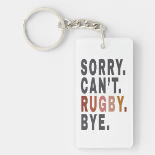 Llavero Funny Rugby Weekender, para la madre de Rugby,Idea