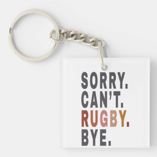 Llavero Funny Rugby Weekender, para la madre de Rugby,Idea
