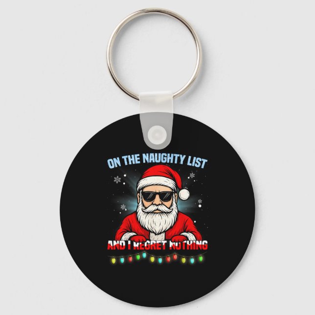 Llavero Funny Santa Claus Christmas Xmas For Men Women Boy (Anverso)