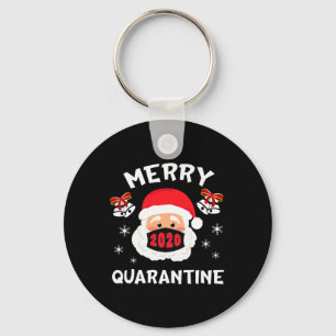 Llavero Funny Santa Pajama Fami, Navidades de Cuarentena d