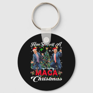Llavero Funny Santa Trump se tiene una feliz Navidad