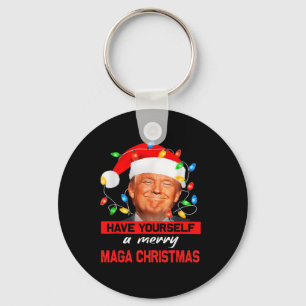 Llavero Funny Santa Trump se tiene una feliz Navidad