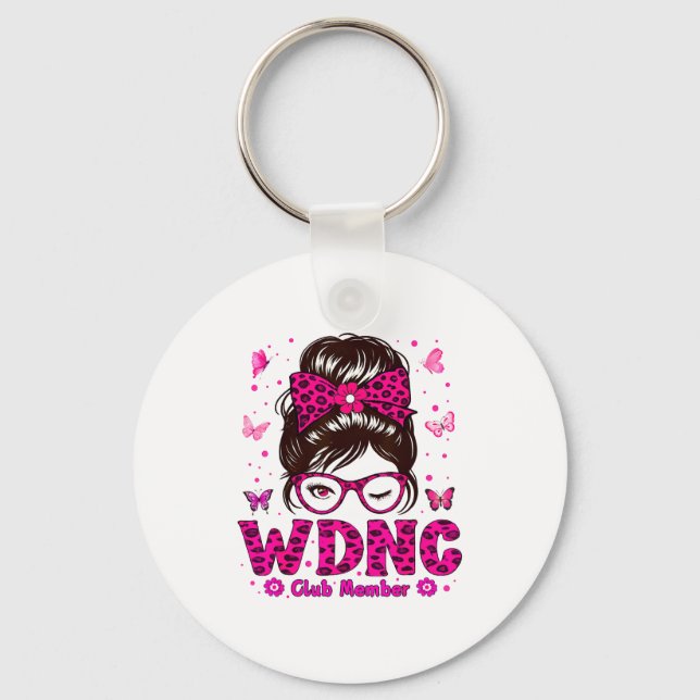 Llavero Funny Sarcastic We Do Not Care Proud Member Of Wdn (Anverso)